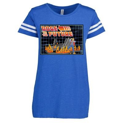 Doge To The Future Enza Ladies Jersey Football T-Shirt