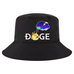 Doge To The Moon Crypto Currency Dogecoin Cool Comfort Performance Bucket Hat