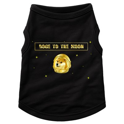Doge To The Moon Dogecoin Crypto Currency Doggie Tank