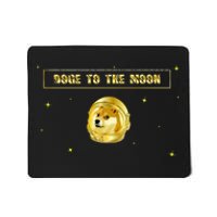 Doge To The Moon Dogecoin Crypto Currency Mousepad