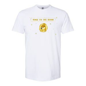 Doge To The Moon Dogecoin Crypto Currency Softstyle CVC T-Shirt