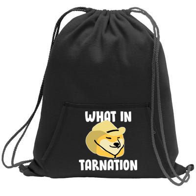 Doge What In Tarnation Sweatshirt Cinch Pack Bag