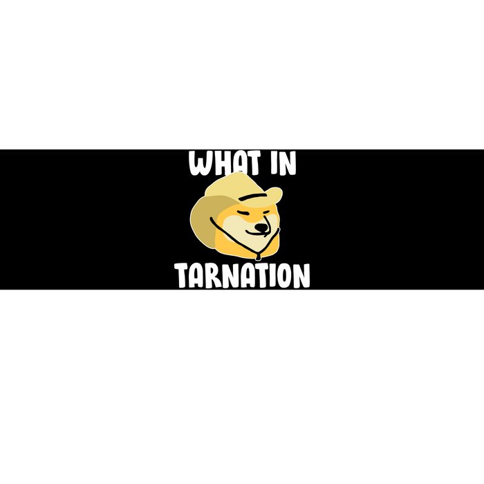 Doge What In Tarnation Bumper Sticker