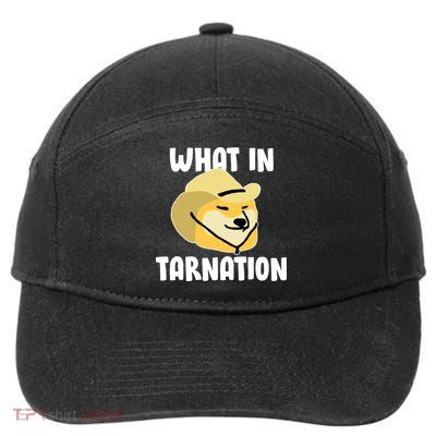 Doge What In Tarnation 7-Panel Snapback Hat