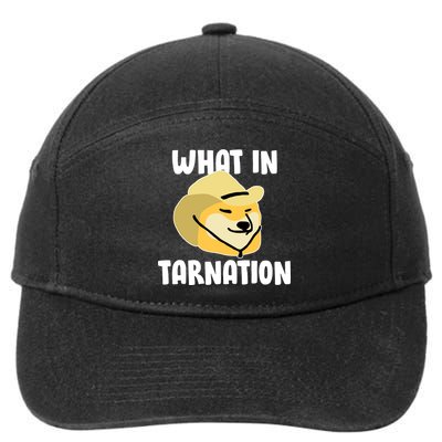 Doge What In Tarnation 7-Panel Snapback Hat