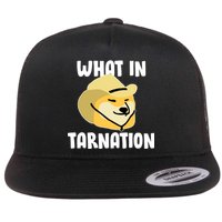 Doge What In Tarnation Flat Bill Trucker Hat