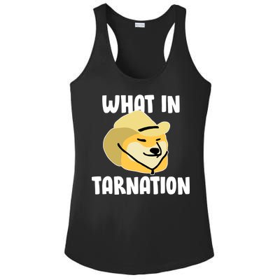 Doge What In Tarnation Ladies PosiCharge Competitor Racerback Tank