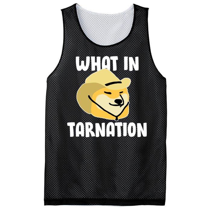 Doge What In Tarnation Mesh Reversible Basketball Jersey Tank