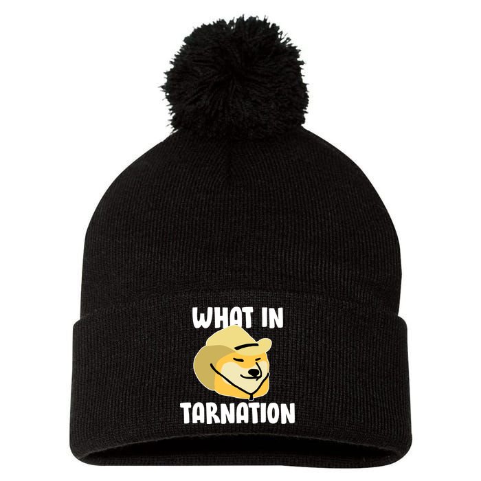 Doge What In Tarnation Pom Pom 12in Knit Beanie