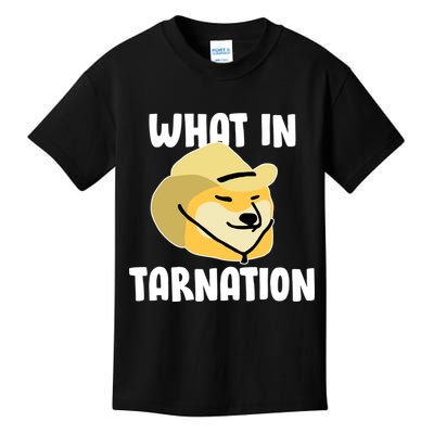 Doge What In Tarnation Kids T-Shirt