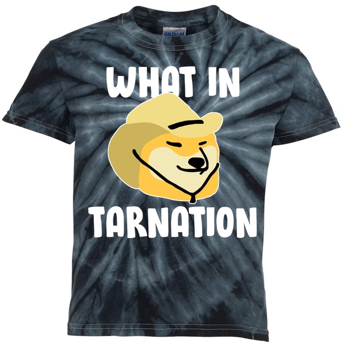 Doge What In Tarnation Kids Tie-Dye T-Shirt