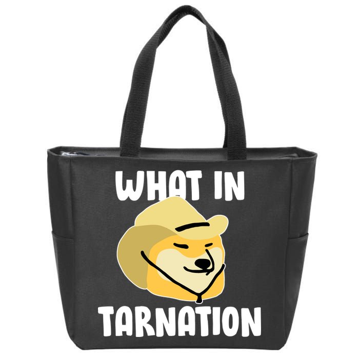 Doge What In Tarnation Zip Tote Bag