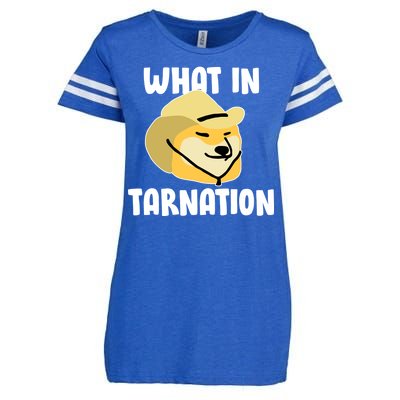 Doge What In Tarnation Enza Ladies Jersey Football T-Shirt