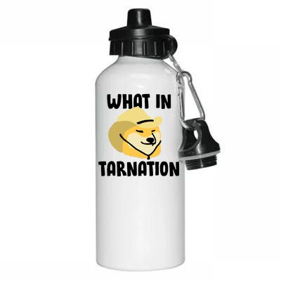 Doge What In Tarnation Aluminum Water Bottle