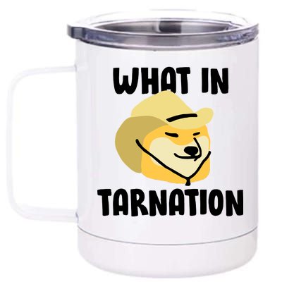 Doge What In Tarnation 12 oz Stainless Steel Tumbler Cup