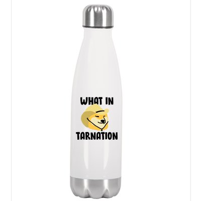 Doge What In Tarnation Stainless Steel Insulated Water Bottle