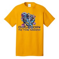 Dogecoin Crypto Currency Doge Dinosaur Tall T-Shirt