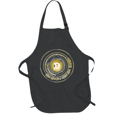 Dogecoin Cryptocurrency Crypto Gold Logo Apron