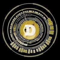 Dogecoin Cryptocurrency Crypto Gold Logo City Backpack