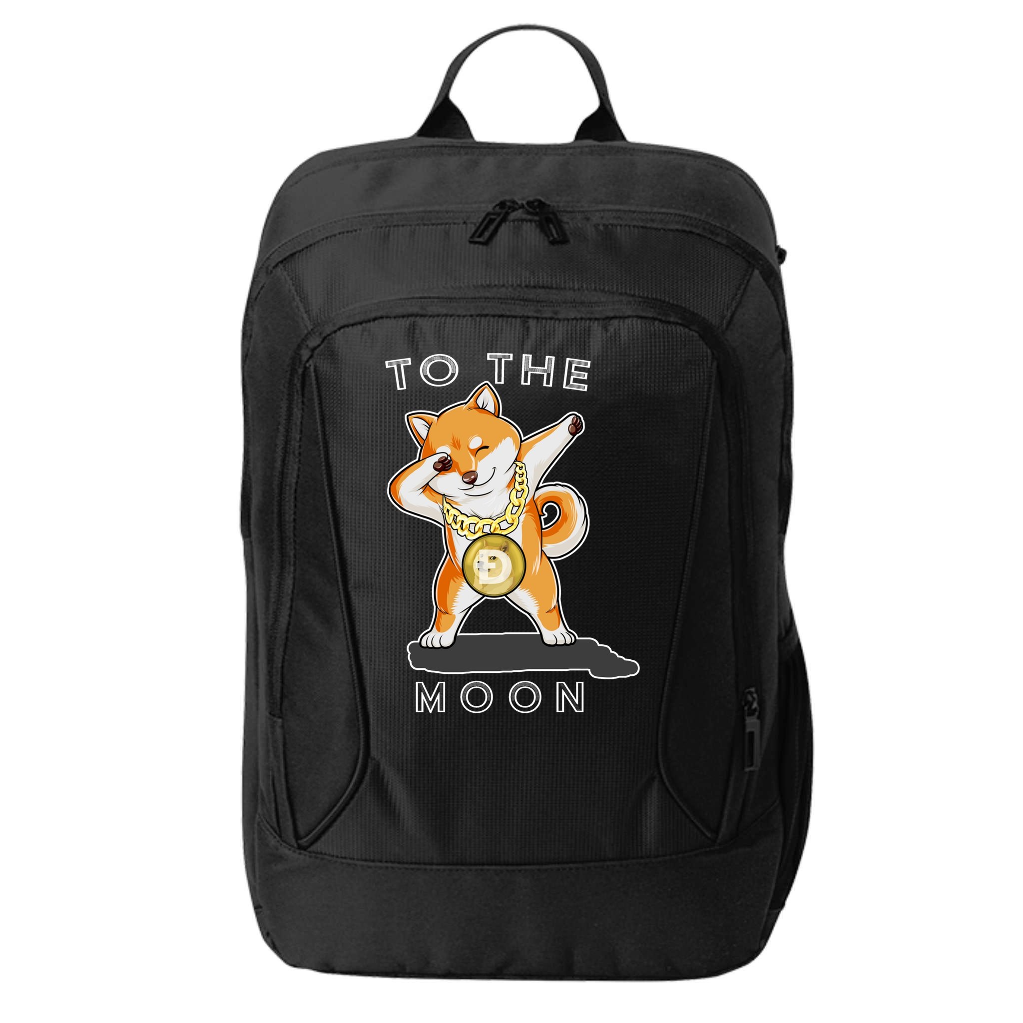 Dogecoin Dab To The Moon City Backpack