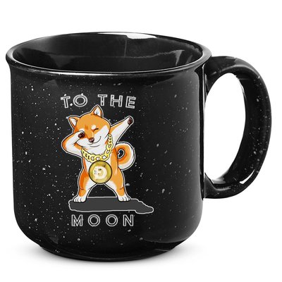 Dogecoin Dab To The Moon 15oz Campfire Ceramic Mug
