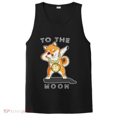 Dogecoin Dab To The Moon PosiCharge Competitor Tank