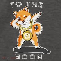 Dogecoin Dab To The Moon Vector Backpack