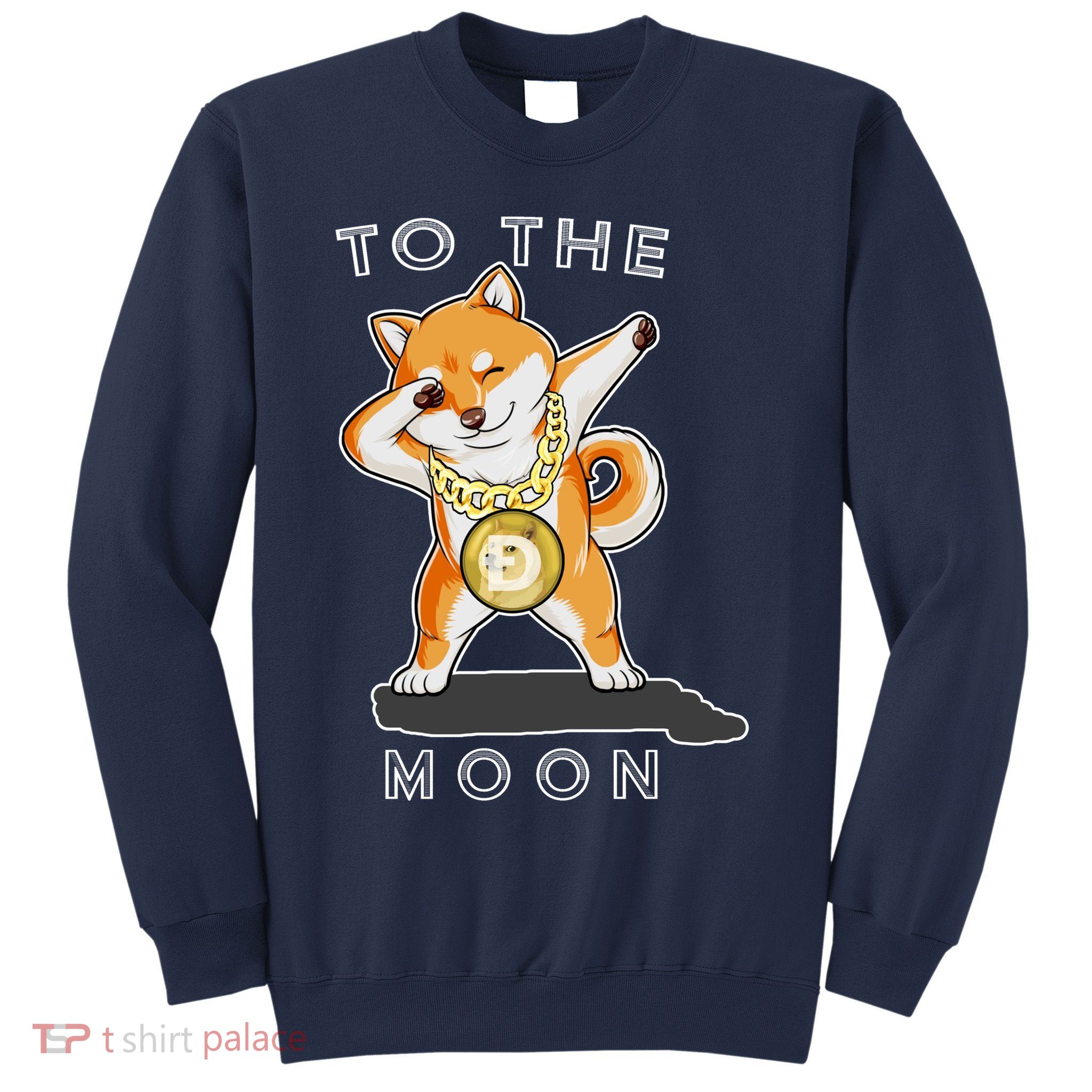 Dogecoin Dab To The Moon Sweatshirt