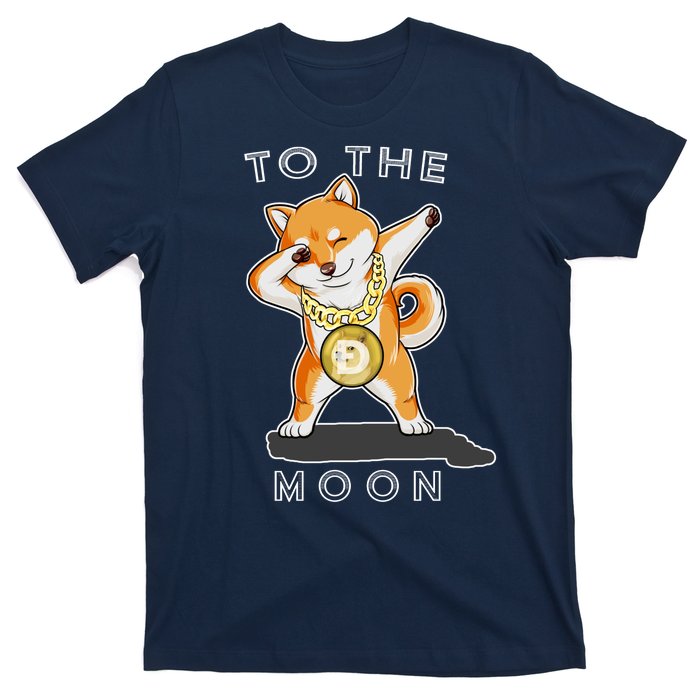 Dogecoin Dab To The Moon T-Shirt