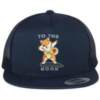 Dogecoin Dab To The Moon Flatbill Hat