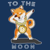 Dogecoin Dab To The Moon Flatbill Hat