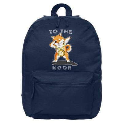 Dogecoin Dab To The Moon 16 in Basic Backpack