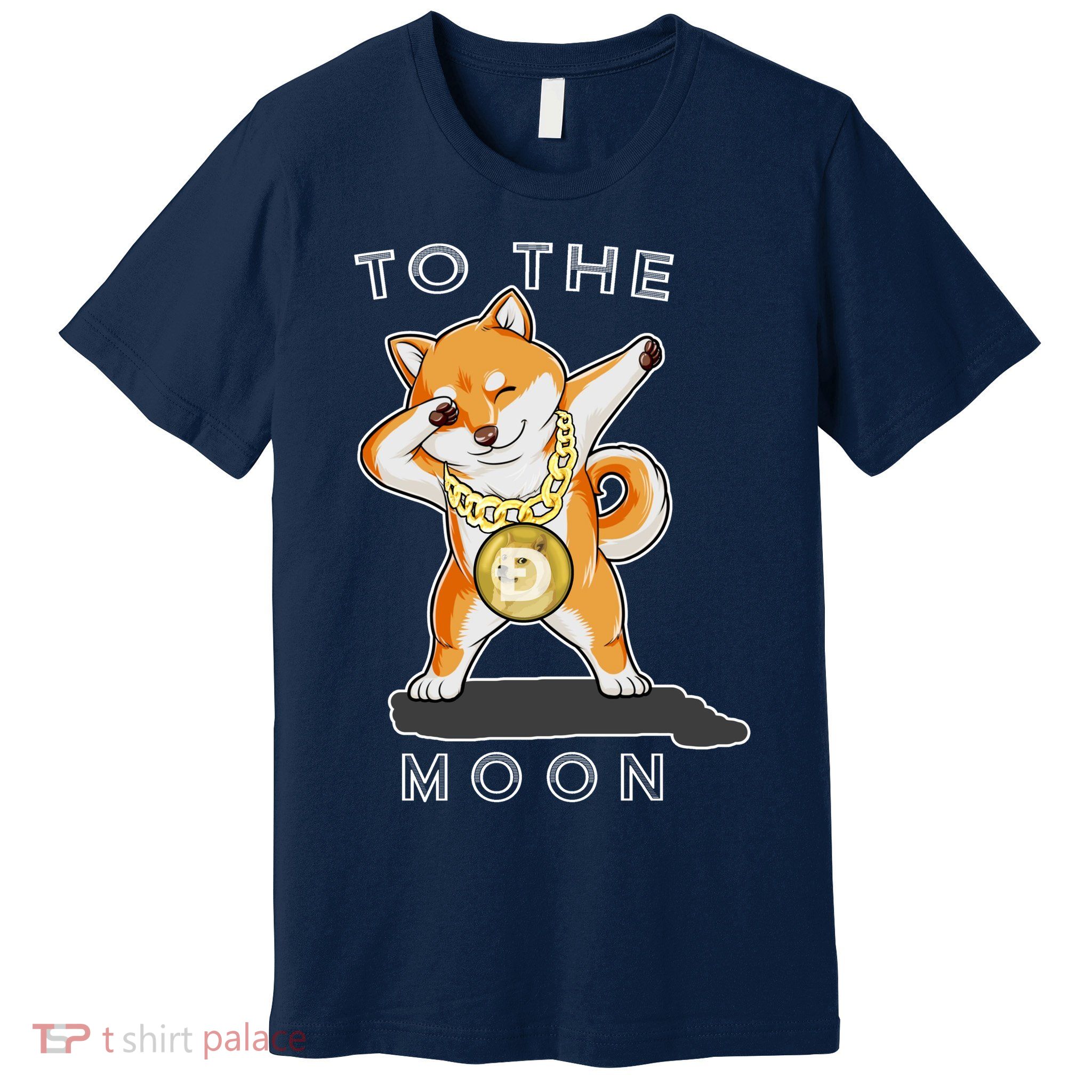 Dogecoin Dab To The Moon Premium T-Shirt