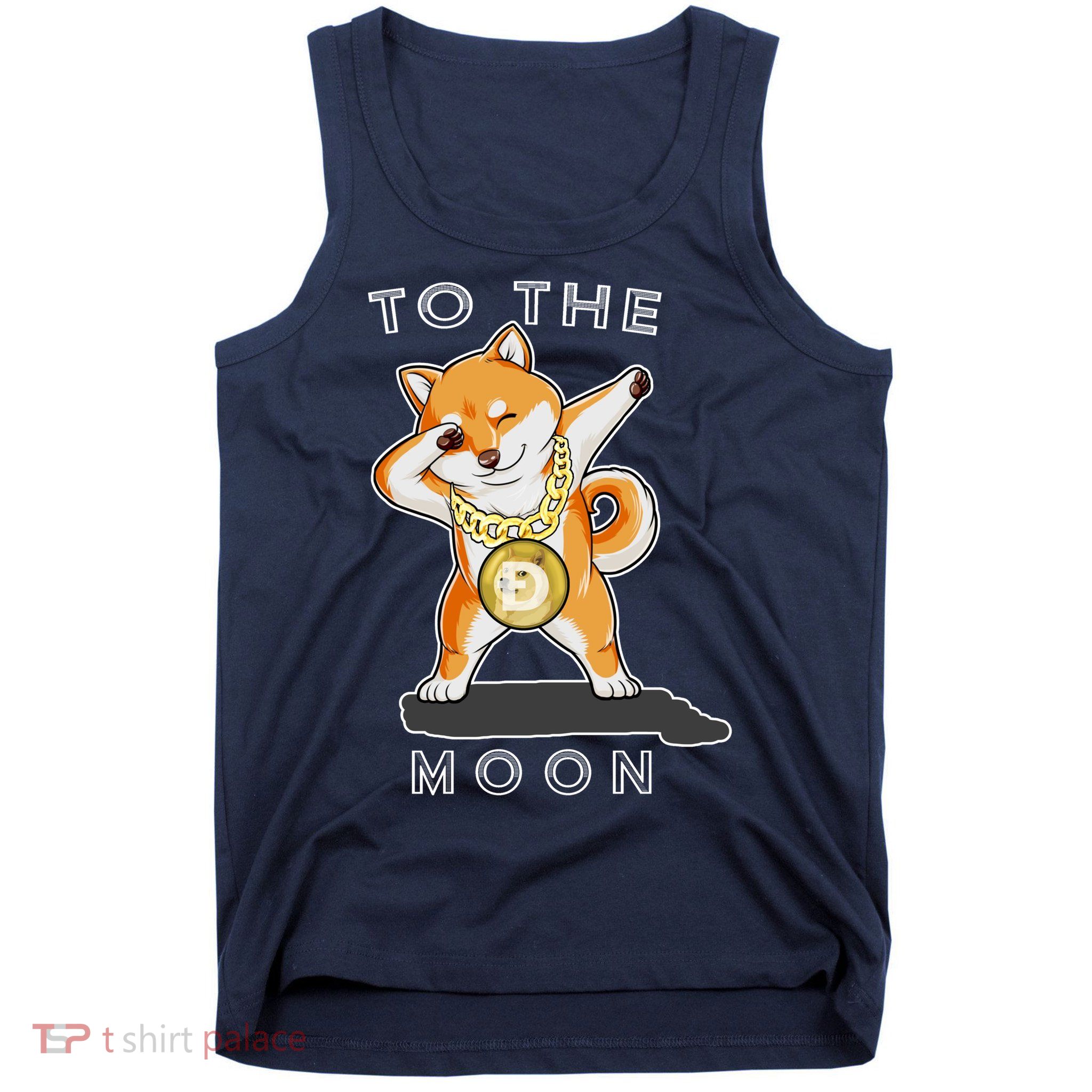 Dogecoin Dab To The Moon Tank Top