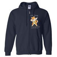 Dogecoin Dab To The Moon Full Zip Hoodie