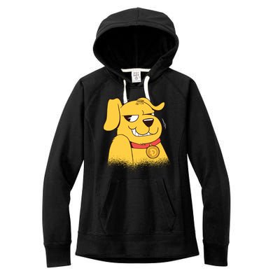 DogeCoin Dog Women's Fleece Hoodie