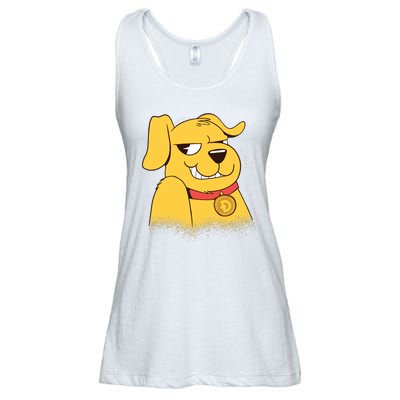 DogeCoin Dog Ladies Essential Flowy Tank