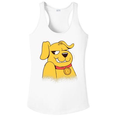 DogeCoin Dog Ladies PosiCharge Competitor Racerback Tank