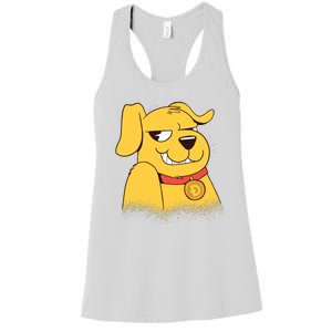 DogeCoin Dog Women's Racerback Tank