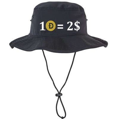 Dogecoin Equal 2 Dollars Doge Crypto Currency  Bucket Hat