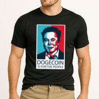 Dogecoin Is For The People Elon Musk Cooling Performance Crew T-Shirt