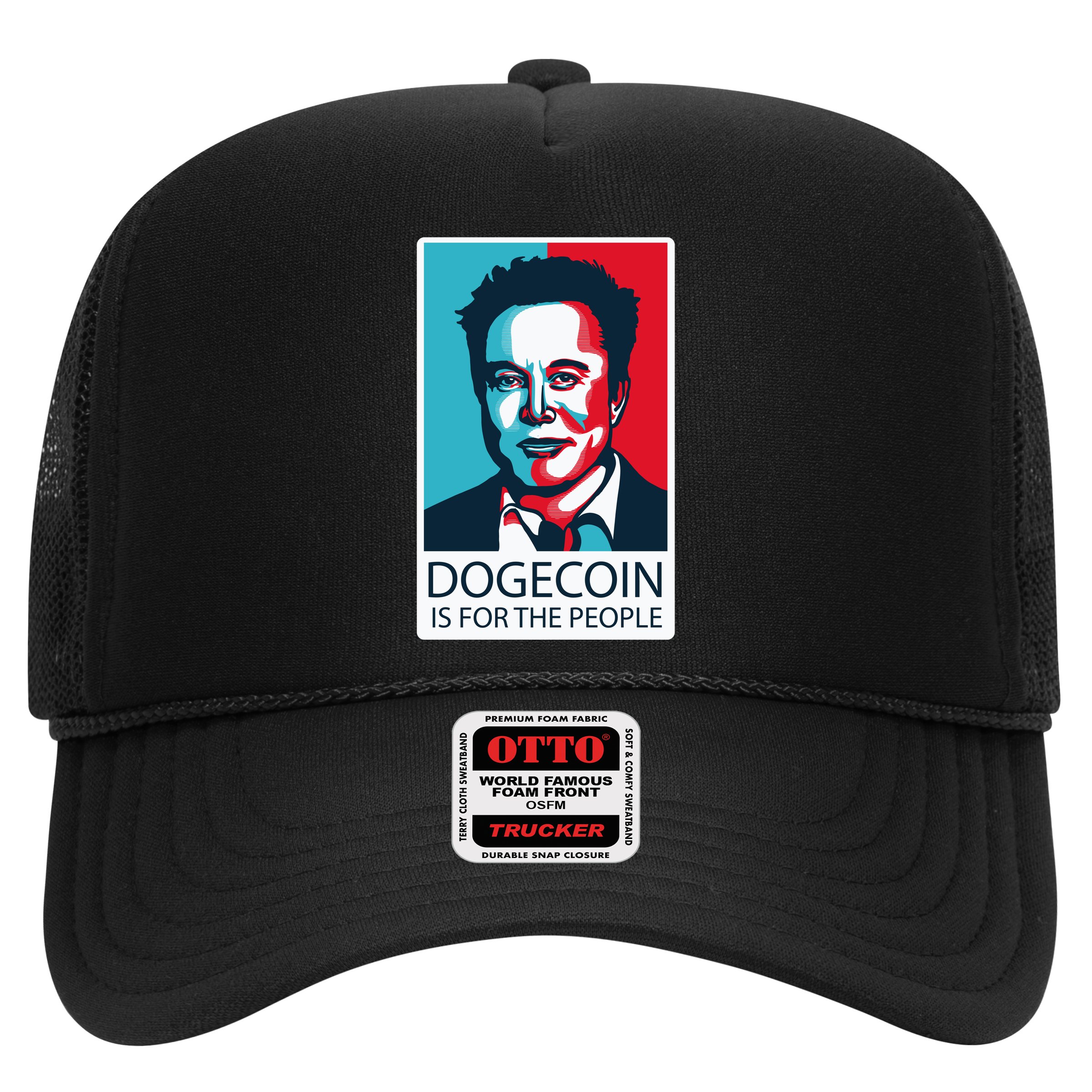 Dogecoin Is For The People Elon Musk Trucker Hat