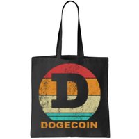 Dogecoin Meme Retro Vintage Style Tote Bag