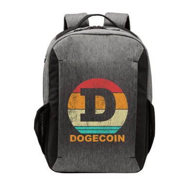 Dogecoin Meme Retro Vintage Style Vector Backpack