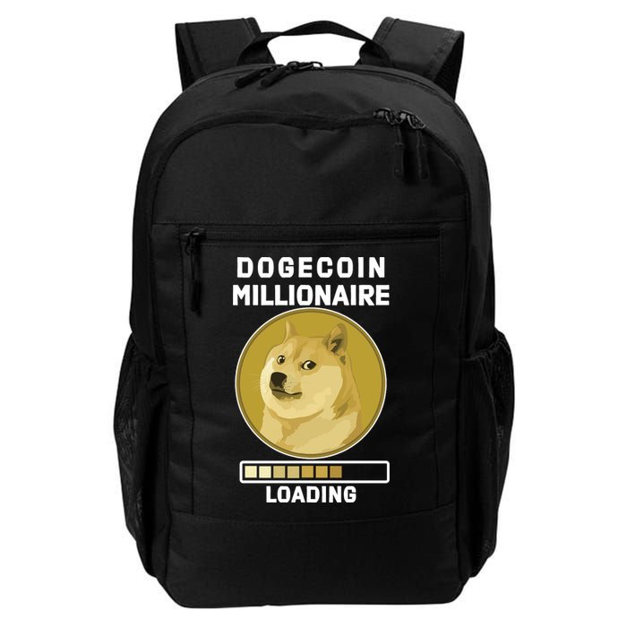 Dogecoin Millionaire Loading Funny Doge Crypto Backpack