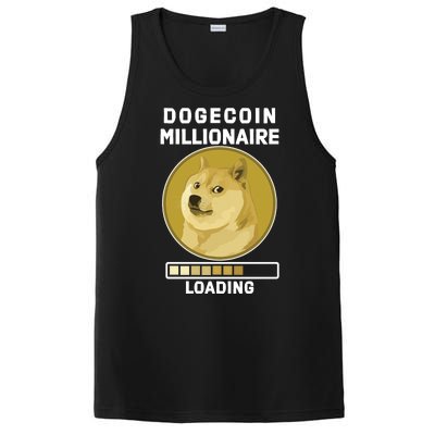 Dogecoin Millionaire Loading Funny Doge Crypto PosiCharge Competitor Tank