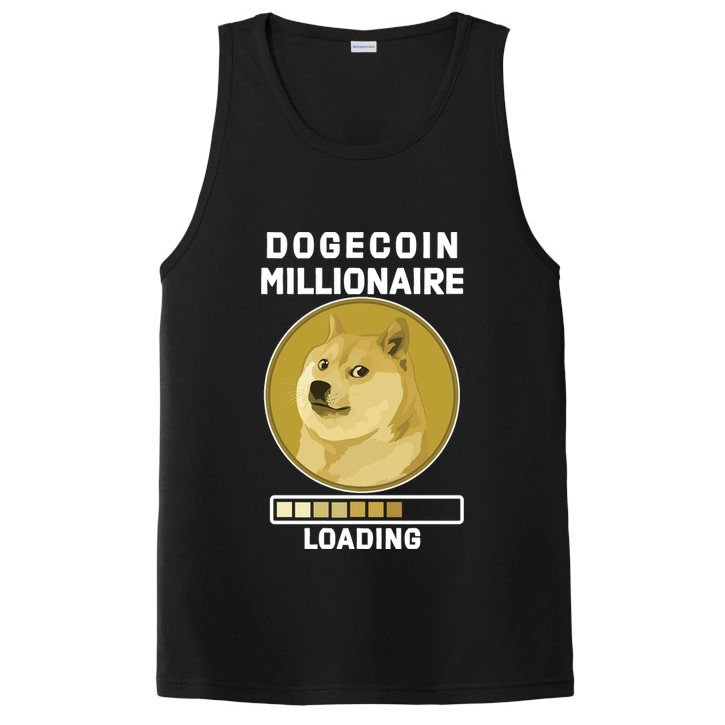 Dogecoin Millionaire Loading Funny Doge Crypto PosiCharge Competitor Tank