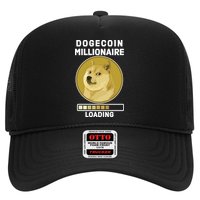 Dogecoin Millionaire Loading Funny Doge Crypto Trucker Hat