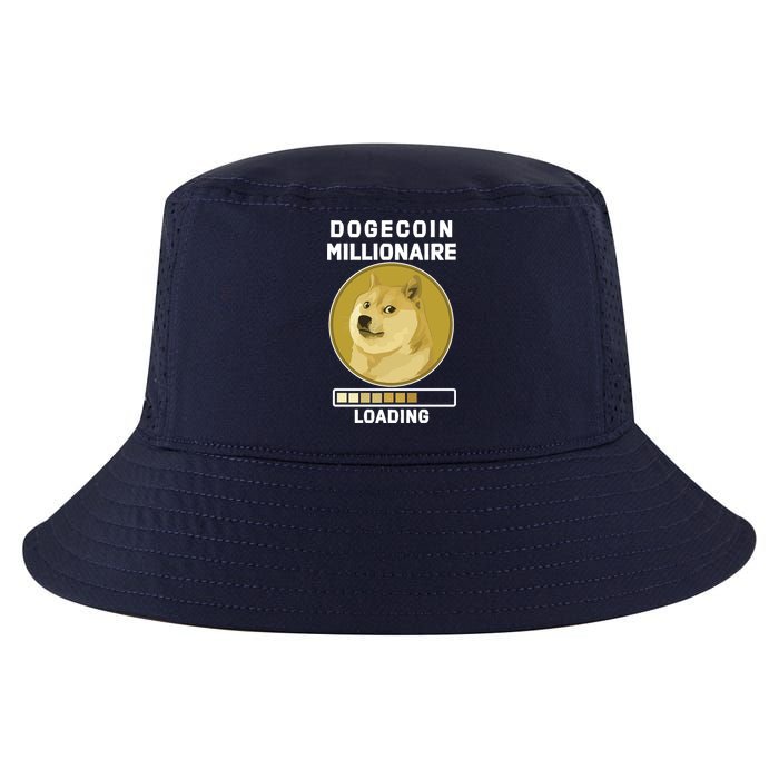Dogecoin Millionaire Loading Funny Doge Crypto Cool Comfort Performance Bucket Hat