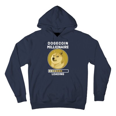 Dogecoin Millionaire Loading Funny Doge Crypto Hoodie